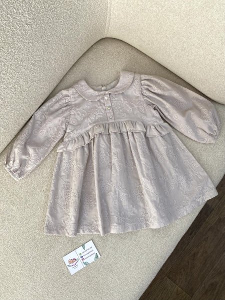 فستان بناتي نقشة مميّزة