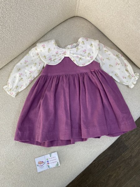 فستان أشهر زهري