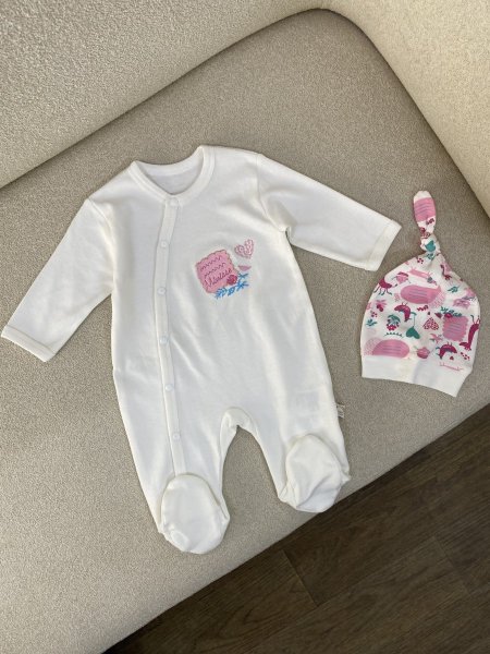 طقم أفرهول بناتي ربيعي