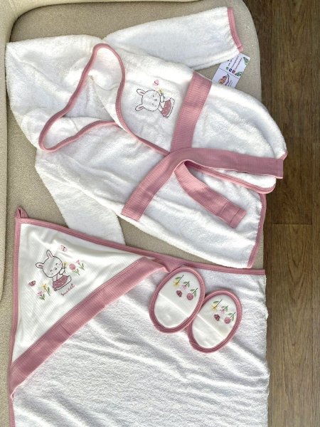 بكج استحمام زهري ناعم