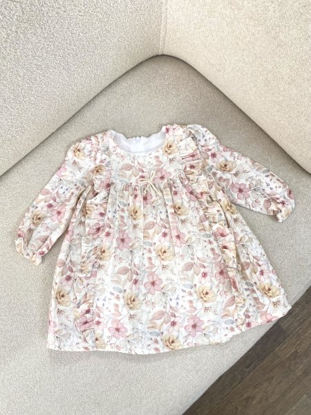 فستان مورد ربيعي