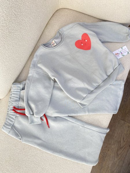 تريننج بناتي رمادي