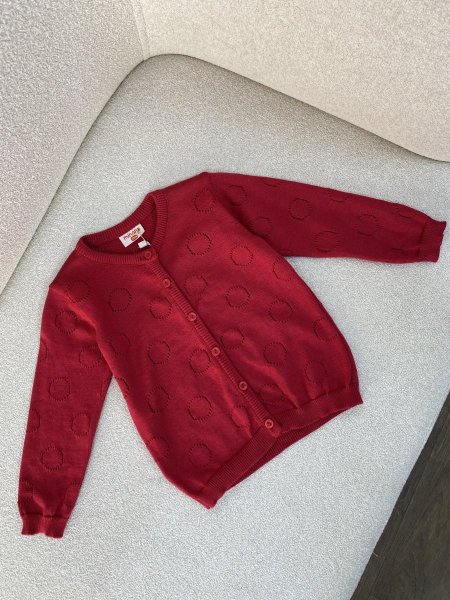 جاكيت صوف ناعم خمري