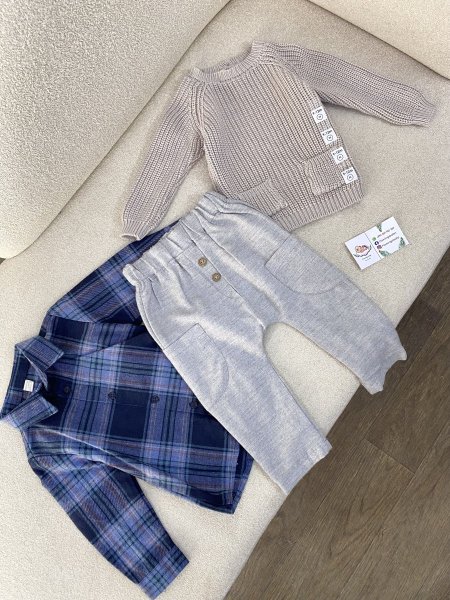 طقم صوف ولادي أشهر