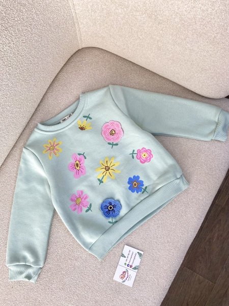 بلوز ورد فوتر مبطن