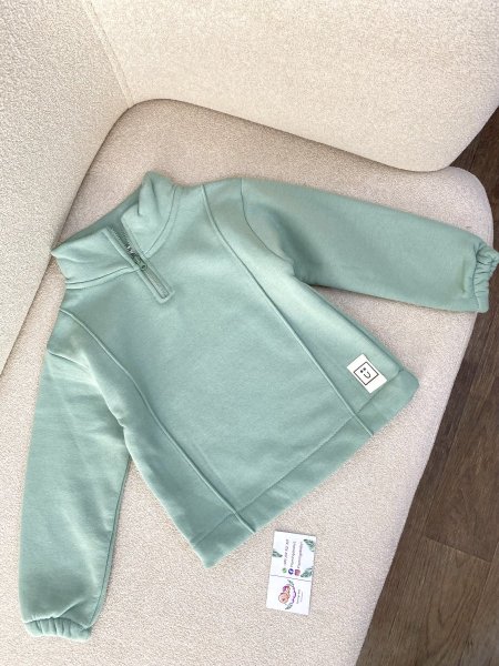 بلوزة أخضر فوتر مبطن