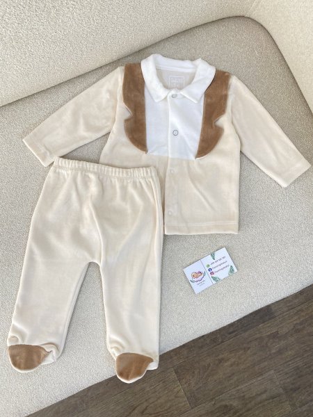 طقم ولادي مخمل مميّز