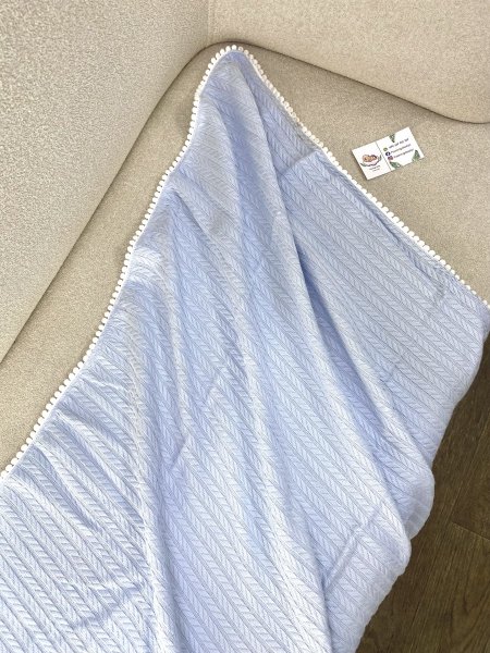 حرام صوف ناعم أزرق