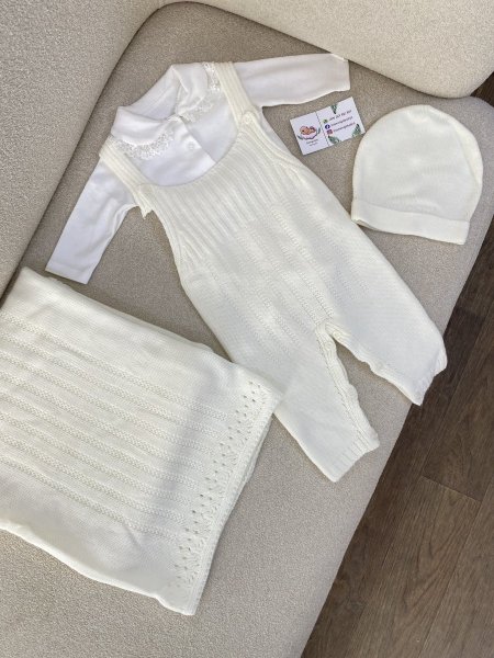 طقم أفرهول بيبي أوفوايت