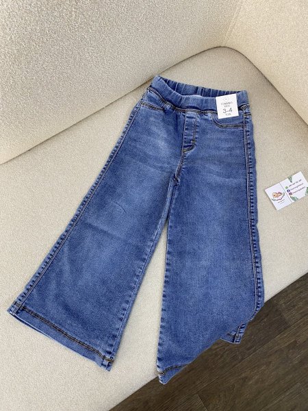 بنطلون جينز بناتي سنوات واسع